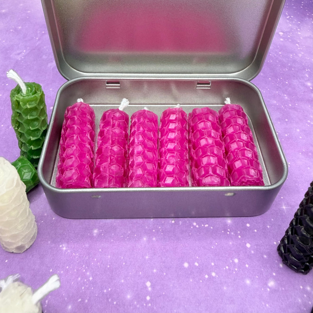 Teeny Hand Rolled BeeswaxRitualCandles