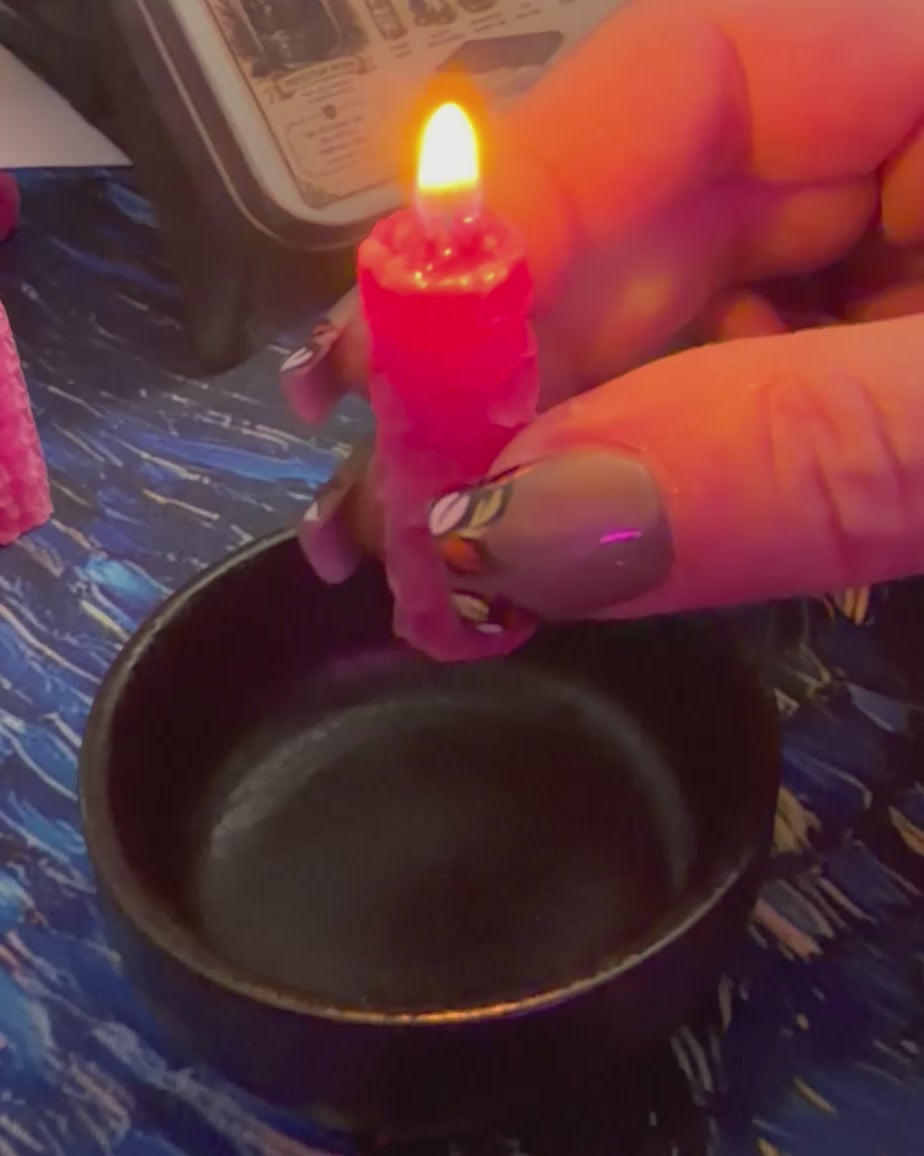 Teeny Hand Rolled BeeswaxRitualCandles